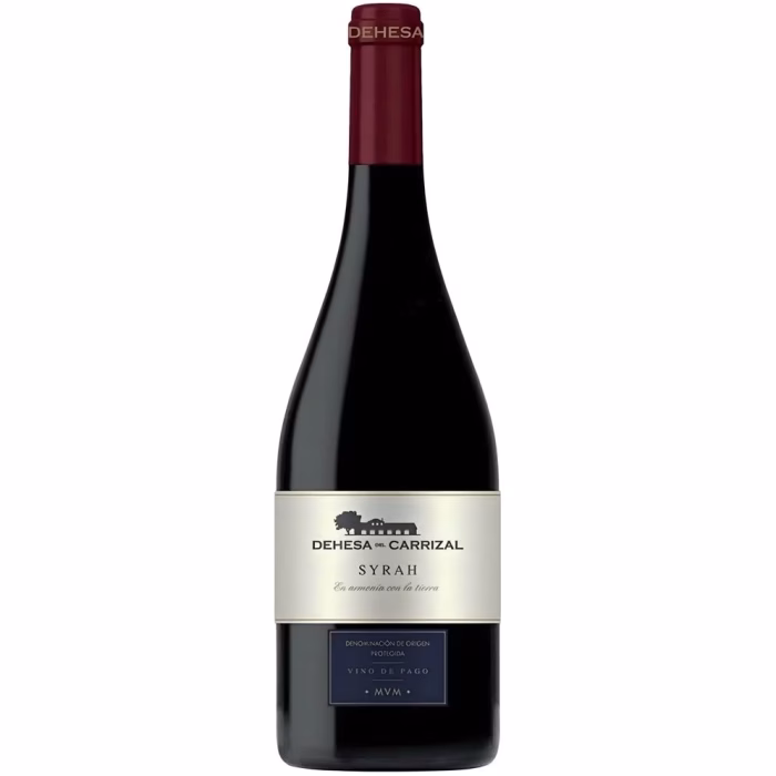 Botella de vino tinto Dehesa Carrizal Syrah 2020 Vino de Pago