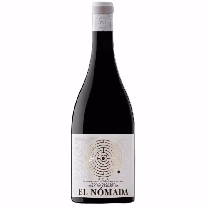 Botella de vino tinto El Nómada 2021 Bodegas Finca de la Rica Rioja