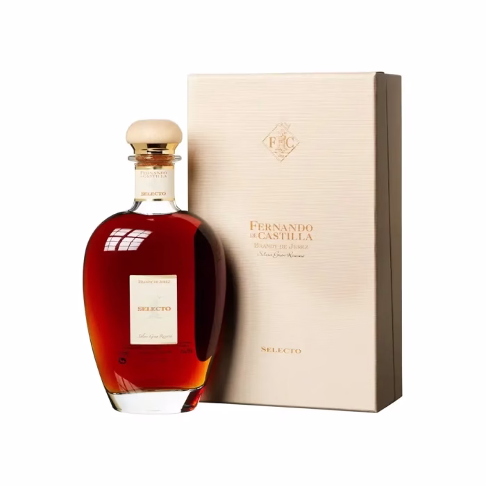 Brandy Fernando de Castilla Solera Gran Reserva Selecto Decanter con estuche para regalo