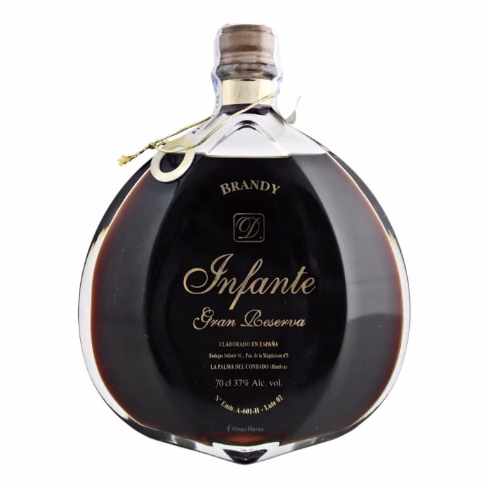 Botella de brandy Infante Gran Reserva de la Palma del Condado