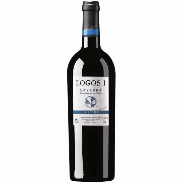 Botella de vino tinto Logos I 2001 Bodegas Escudero Navarra