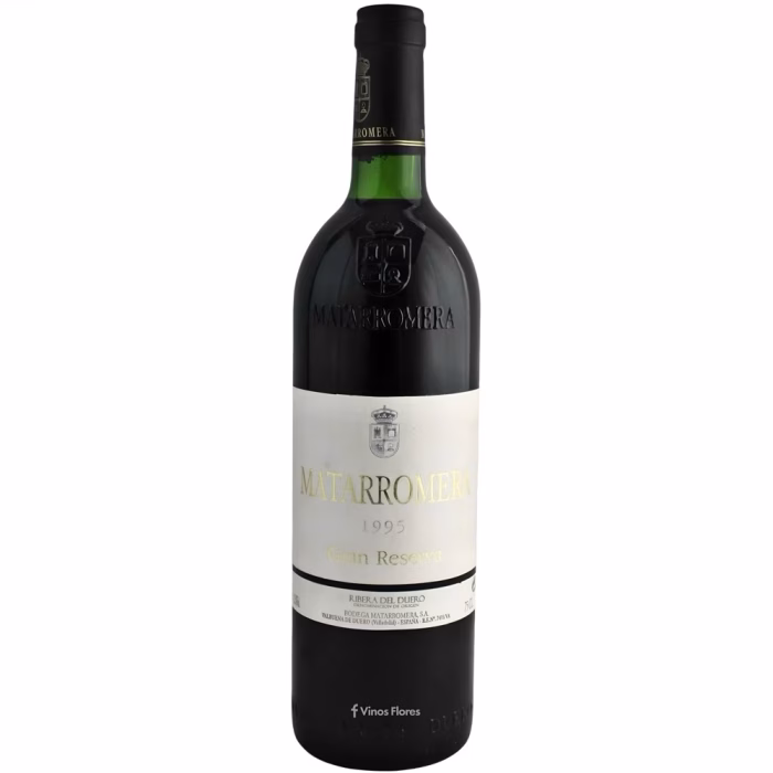 Botella de vino tinto Matarromera Gran Reserva 1995 Ribera del Duero