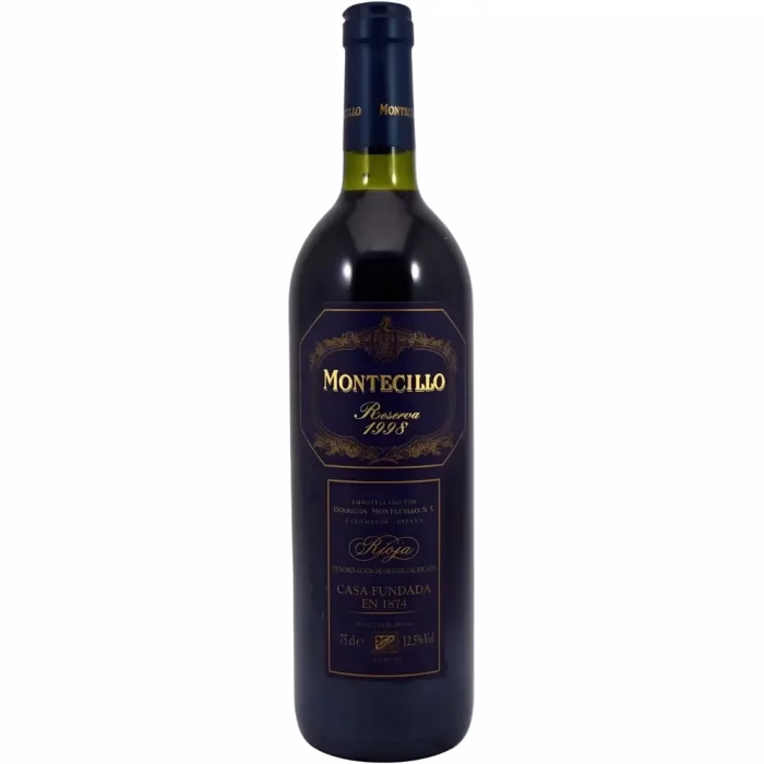 Botella de vino tinto Montecillo Reserva 1997 de Bodegas Montecillo Rioja
