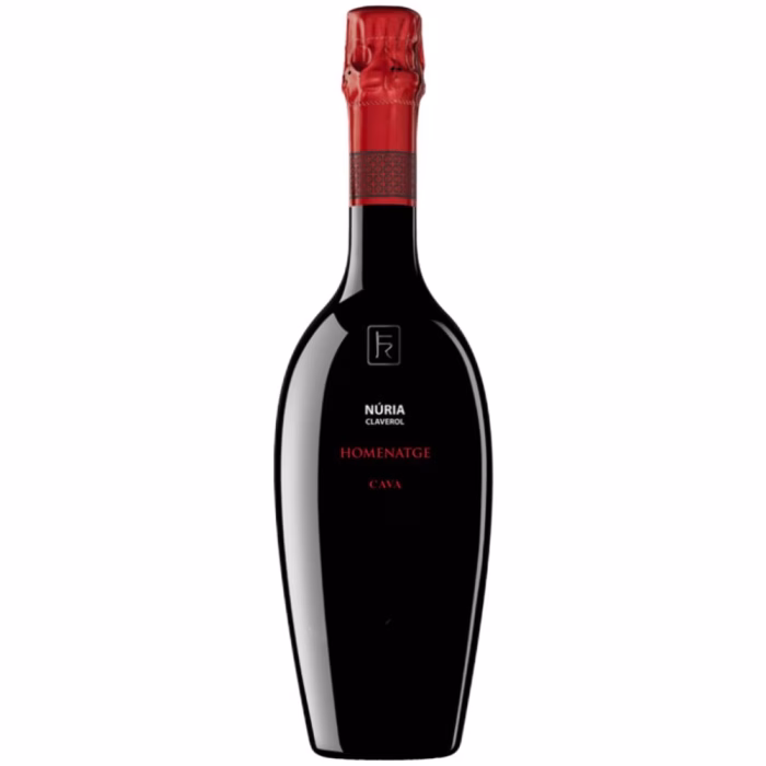 Botella de vino cava Núria Claverol Homenatge Brut Gran Reserva 2013 de Bodega Sumarroca