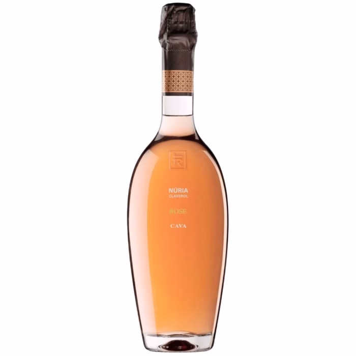 Botella de vino espumoso cava rosado Núria Claverol Rosé Brut Reserva 2016 Bodegas Sumarroca