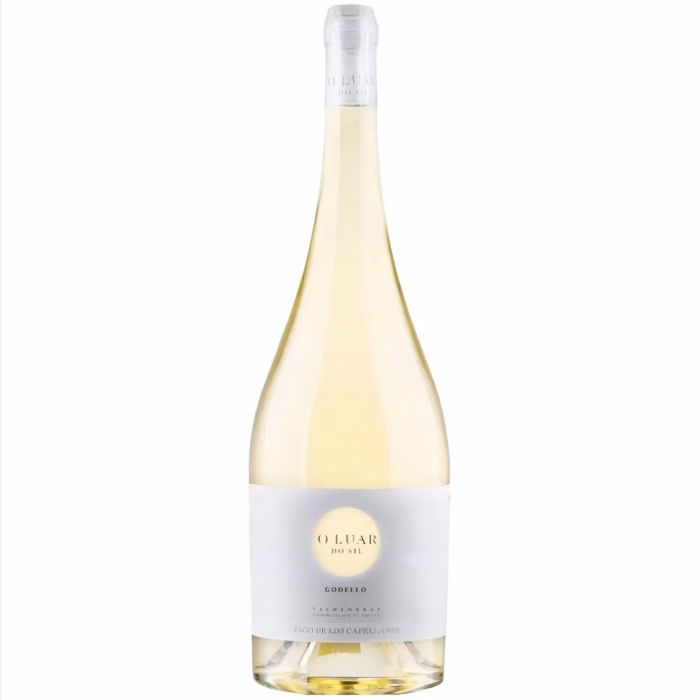 Botella de vino blanco O Luar do Sil Godello 2023 formato Magnum 1,5L. Pago de los Capellanes Valdeorras
