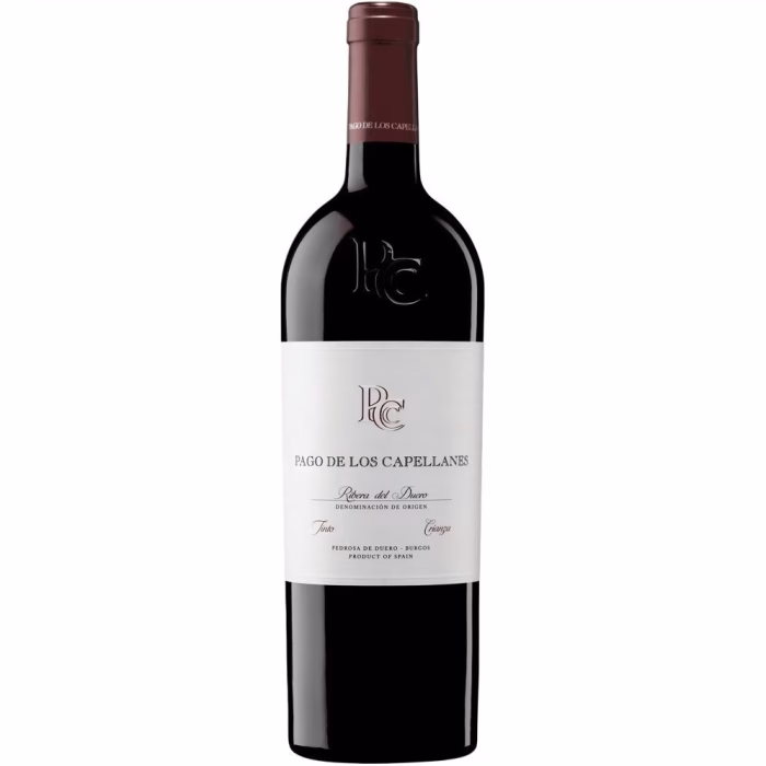 Botella de vino tinto Pago de los Capellanes Crianza 2023 Ribera del Duero