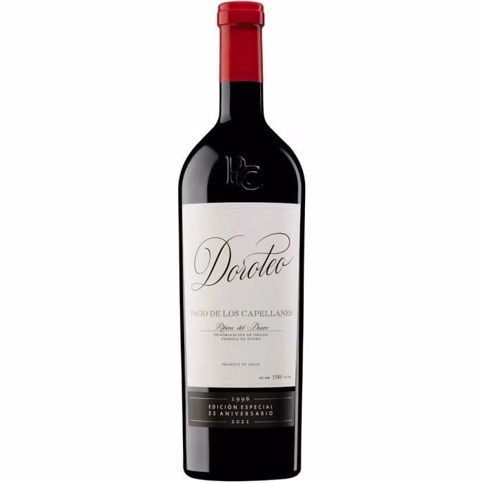 Botella de vino tinto Pago de los Capellanes Doroteo Ribera del Duero