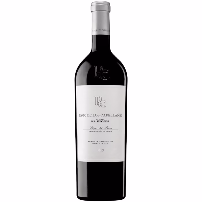 Exclusiva botella de vino tinto Pago de los Capellanes Parcela El Picón 2016 Ribera del Duero