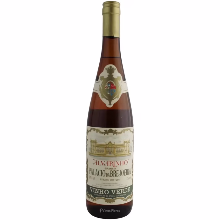 Botella de vino blanco Palacio da Brejoeira Alvarinho Blanco 1999 de Bodega Palácio da Brejoeira Vinho Verde