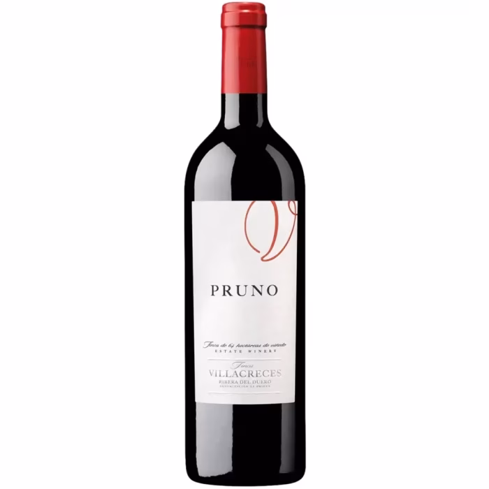 Botella de vino tinto Pruno de Bodega Finca Villacreces en Ribera del Duero