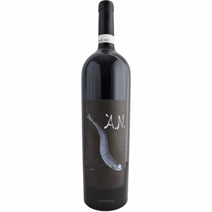 Botella de vino tinto Son Nègre 2001 formato Jeroboam (3L) de la Bodega Terra de Falanis/Ànima Negra perteneciente a la IGP Mallorca
