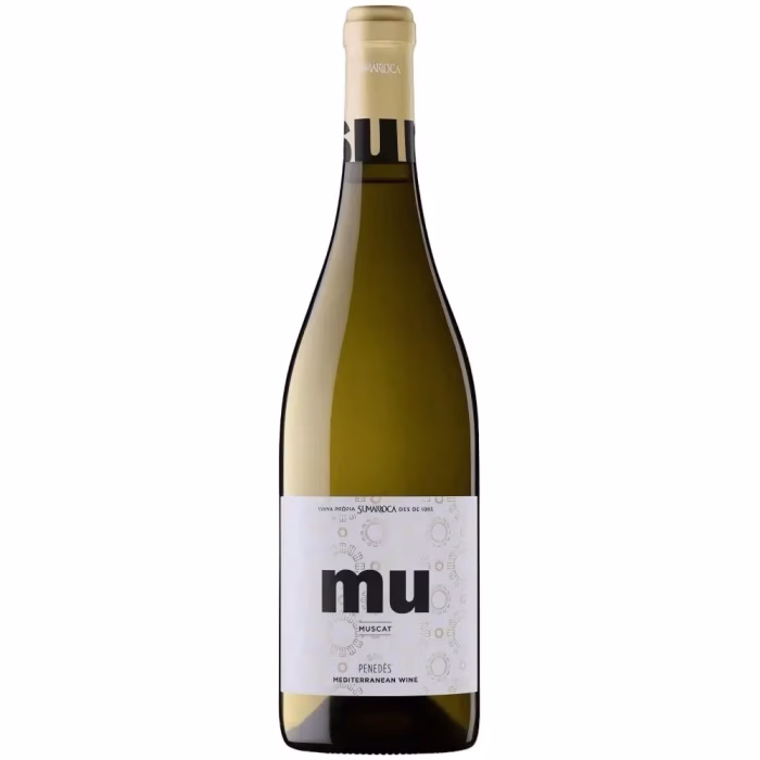 Botella de vino blanco Sumarroca Muscat 2019 Penedès