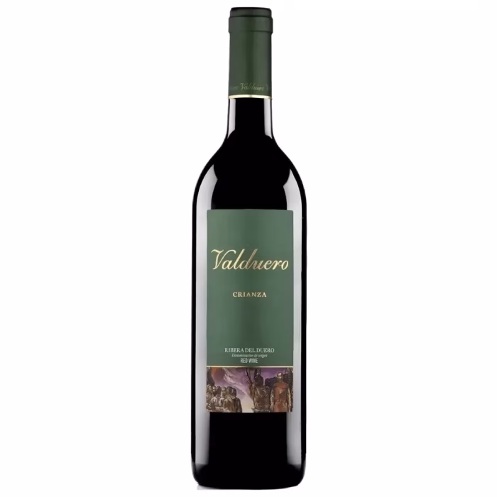 Botella de vino tinto Valduero Crianza Ribera del Duero