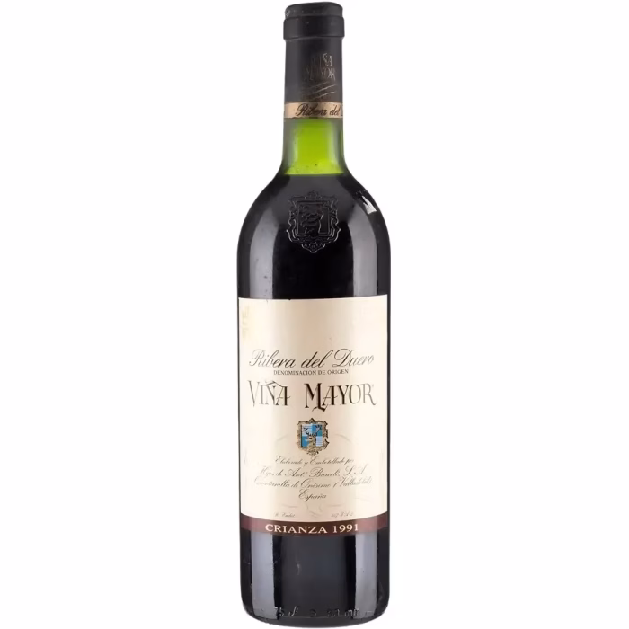 Botella de vino tinto Viña Mayor Crianza 1994 de Bodegas Viña Mayor Ribera del Duero