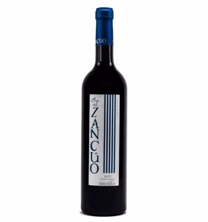 Botella de vino tinto Pago del Zancúo 2023 de Bodega La Margarita IGP Sevilla