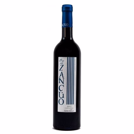 Botella de vino tinto Pago del Zancúo 2023 de Bodega La Margarita IGP Sevilla