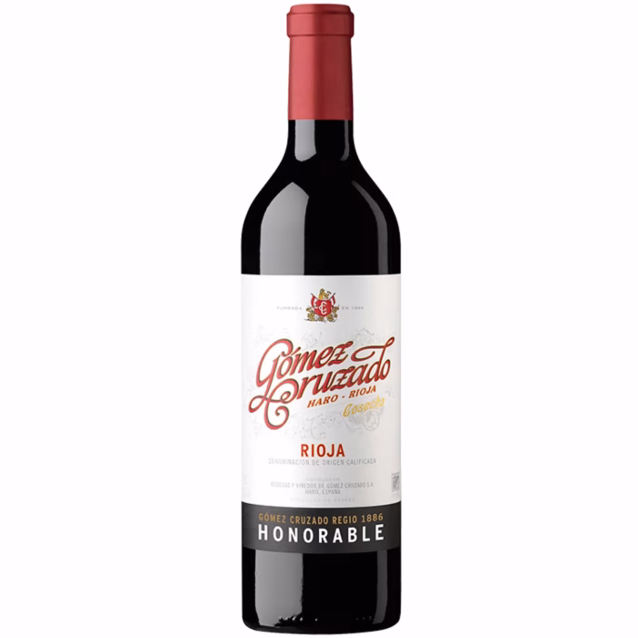 Botella de vino tinto Honorable Gómez Cruzado 2021 Rioja