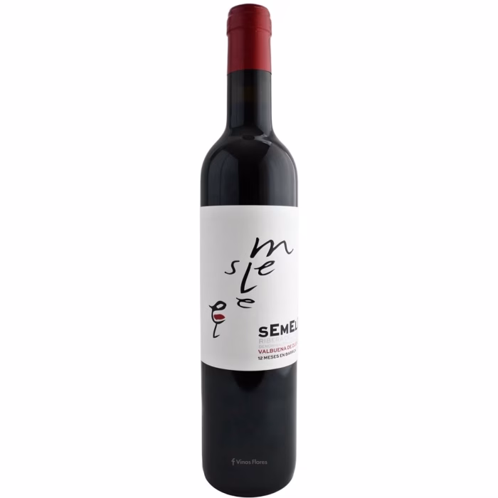 Botella de vino tinto Semele Crianza formato 50cl. de Bodegas Montebaco en Ribera del Duero