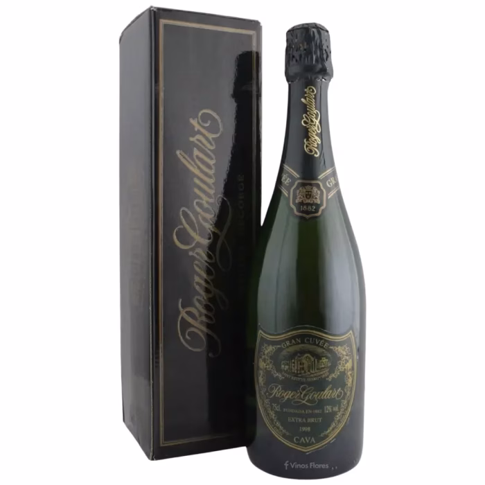 Vino Roger Goulart Gran Cuvée Extra Brut 1998 con estuche para regalo Bodega Roger Goulart