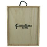 Caja de madera 3 botellas