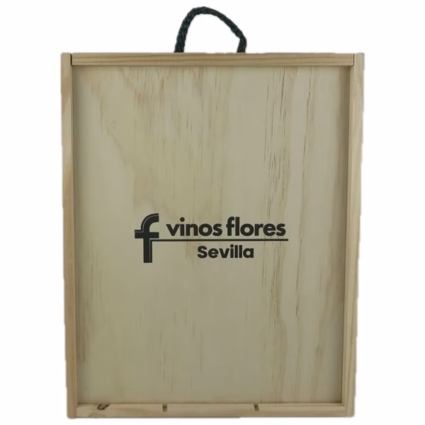 Caja de madera 3 botellas