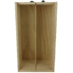 Caja de madera 2 botellas - Imagen 2