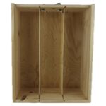 Caja de madera 3 botellas - Imagen 2