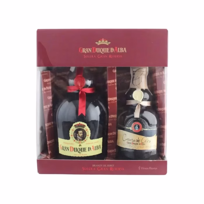Botellas de Brandy Gran Duque de Alba + Crema de Alba de Bodegas Williams & Humbert Jerez-xérès-sherry