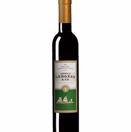 Botella de vino dulce Jorge Ordóñez & Co. Viñas Viejas N.º 1 2010 de Málaga