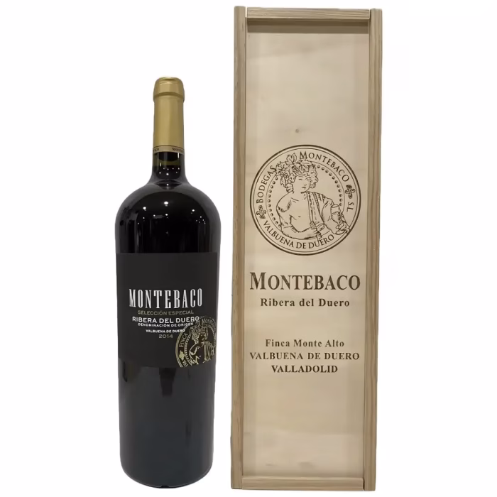 Vino Montebaco Selección Especial 2014 1,5L formato Magnum con estuche para regalo