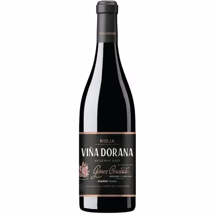 Botella de vino tinto Viña Dorana Reserva 2018 de Bodegas Gómez Cruzado Rioja