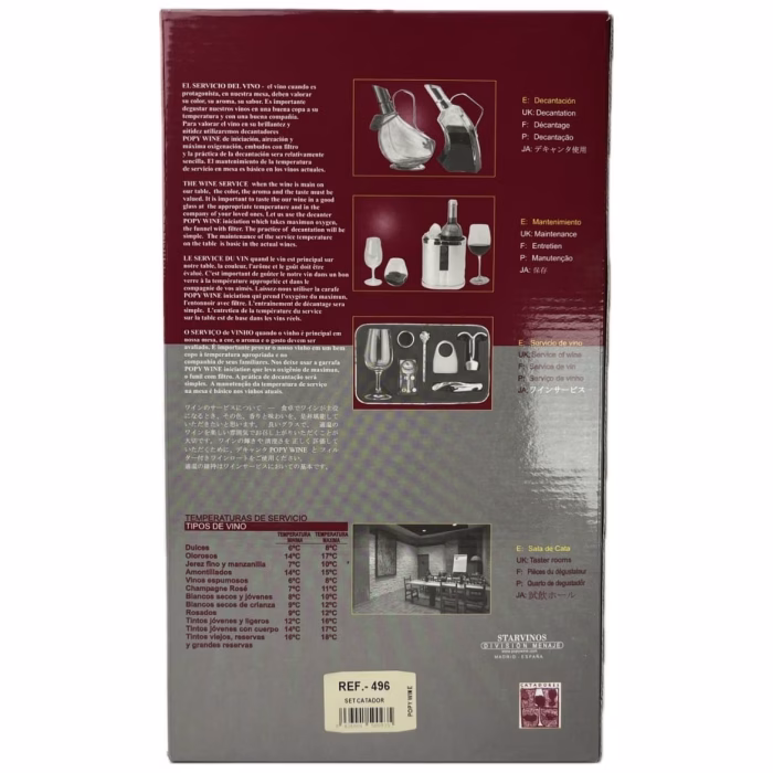 Set Catador "El Protocolo del Vino" Ref 496 - Imagen 2