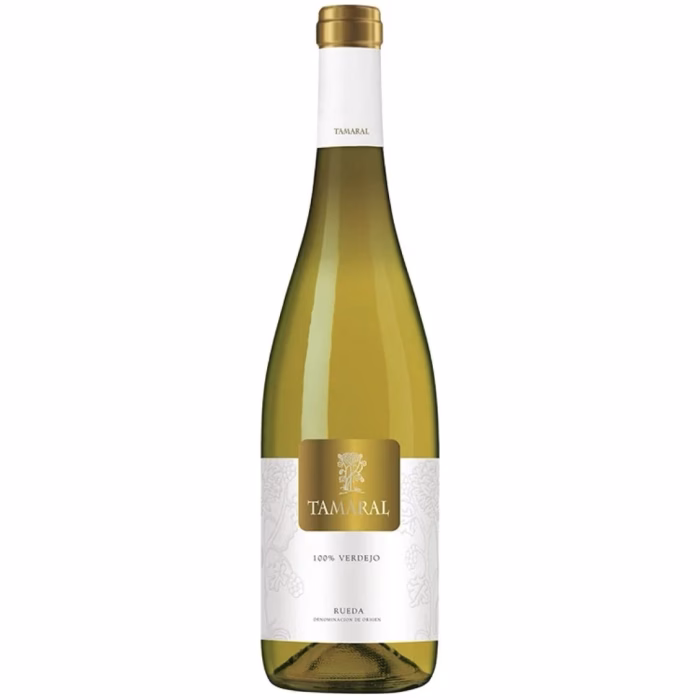 Botella de vino blanco Tamaral Verdejo 2024 de Bodegas y Viñedos Tamaral Rueda