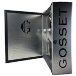 Estuche Champagne Gosset Negro 2 Copas + Tapón - Imagen 2