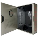 Estuche Champagne Gosset Gris 2 Copas + Tapón