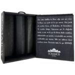 Caja de Madera 3 Botellas Bodega Sommos - Imagen 3