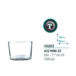12 Vasos Sidra Mini 23cl. - Imagen 3