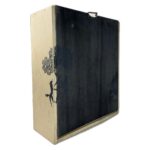 Caja de Madera Tapa Negra 3 Botellas Sierra Cantabria