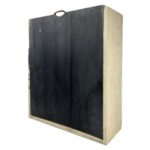 Caja de Madera Tapa Negra 3 Botellas Sierra Cantabria - Imagen 2
