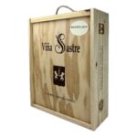 Caja de Madera 3 Botellas Viña Sastre Crianza 2019