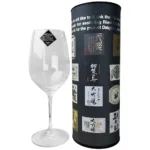 Caja con set de 6 copas de cristal Riedel Vinum específicas para sake Daiginjo
