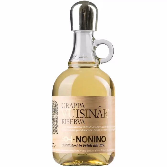 Botella de Grappa Vuisinâr Riserva de Nonino Distillatori en Italia