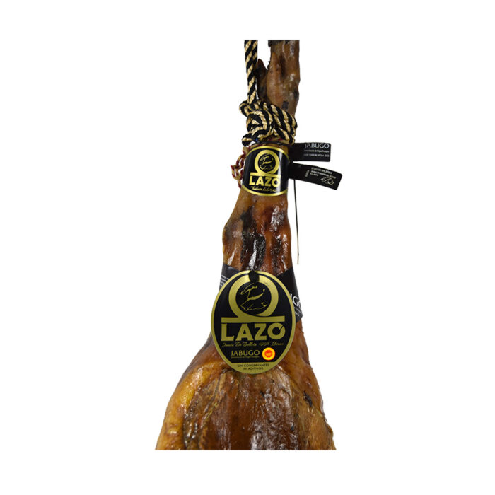 Macro de bridas de la pata de Jamón 100% ibérico de bellota DOP Jabugo Summum de Jamones Lazo