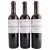 Las tres botellas de Oloroso de la colección Soleras Especiales de Emilio Hidalgo dispuestas verticalmente fuera de su caja de presentación, mostrando sus etiquetas clásicas.